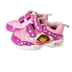 Vintage Dora Explorer Pink Kids Sneakers Nickelodeon